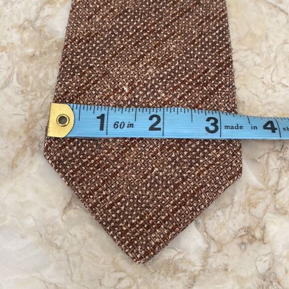 Balenciaga 100% Raw Natural Silk Tie Vintage - Picture 6 of 6